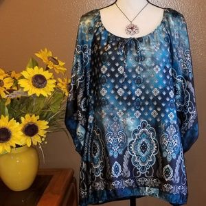 (5 for $25)  TALENT PLUS BEAUTIFUL BLOUSE